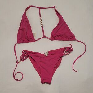 Pink Two Piece Bikini by L Space
